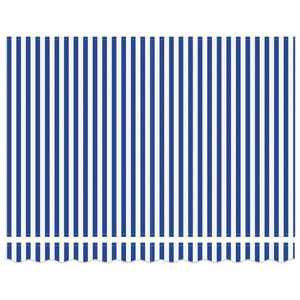 Markisenstoff Blau-Weiß 235x195cm