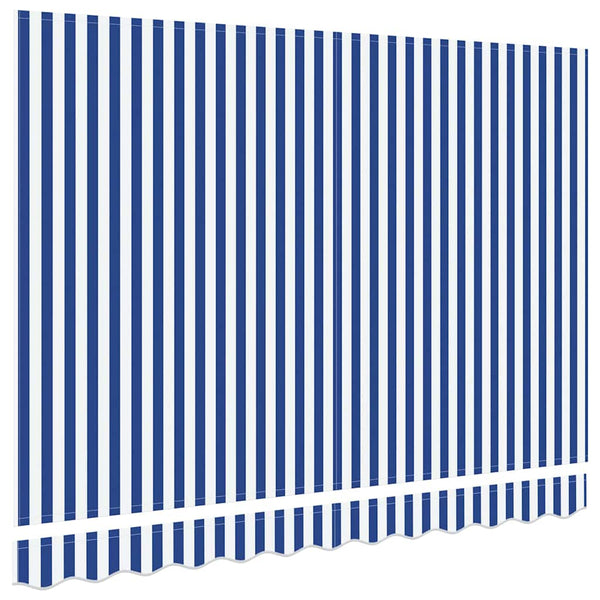 Markisenstoff Blau/Weiß 3x2 m