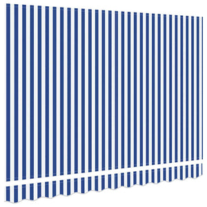 Markisenstoff Blau/Weiß 3,5x2m