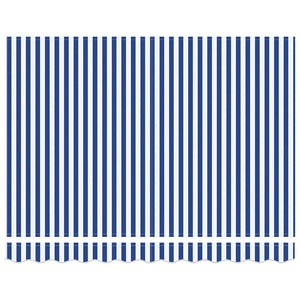 Markisenstoff Blau/Weiß 3,5x2m