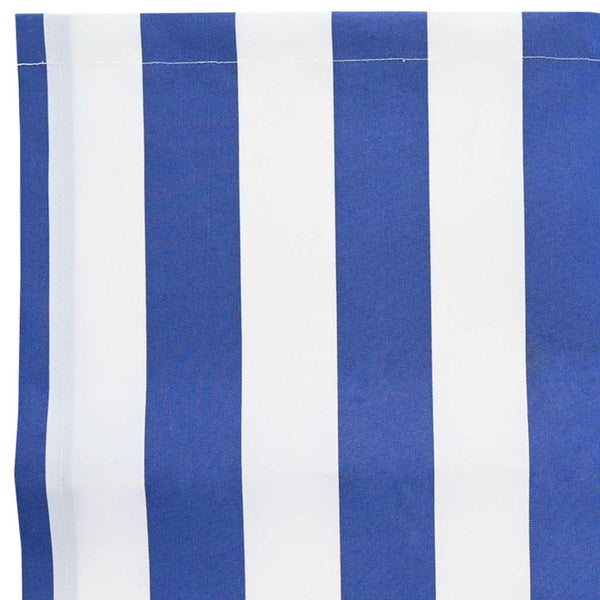 Markisenstoff Blau-Weiß 4x2m Polyester