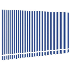 Markisenstoff Blau-Weiß 4x2m Polyester