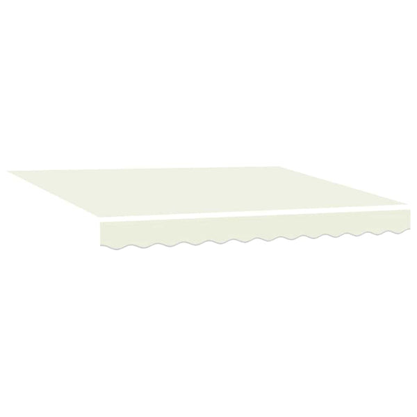 vidaXL Toile de rechange pour store banne crème 235 x 195 cm polyester
