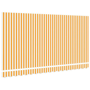 Gelb-weißer Markisenstoff 4x2m