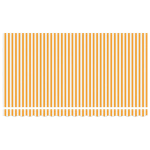 Gelb-weißer Markisenstoff 4x2m