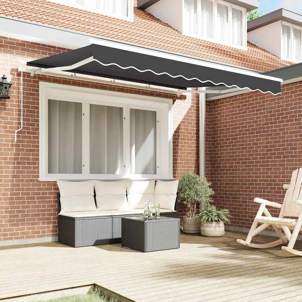Markisenstoff Anthrazit 3x2m Polyester