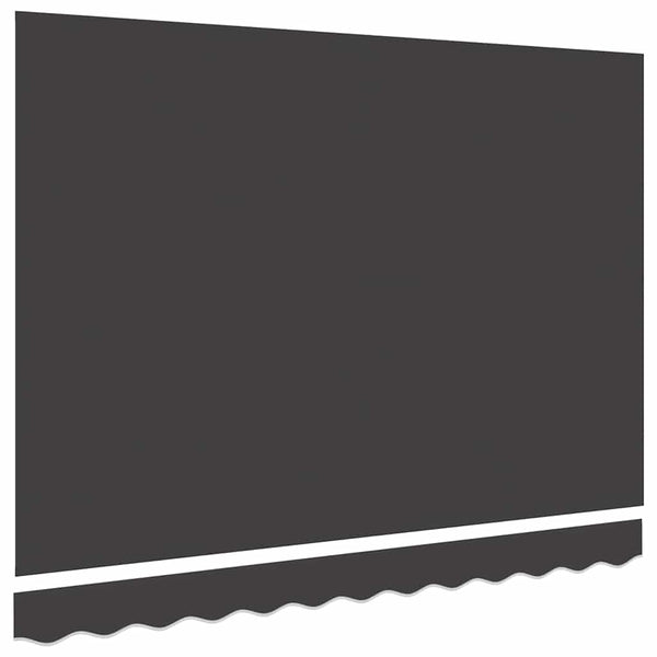 vidaXL Toile de rechange pour store banne Anthracite 330 x 195 cm Polyester