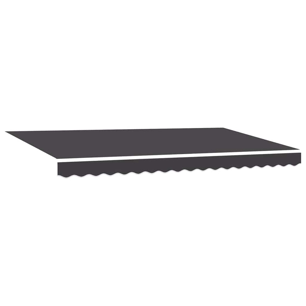 Markisenstoff Anthrazit 4x2m Polyester