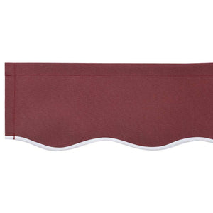 Toile de rechange pour store banne vidaXL Rouge bordeaux 3,5 x 2 m Polyester