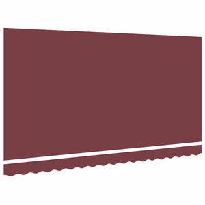 vidaXL Toile de rechange pour store banne bordeaux 4 x 2 m polyester