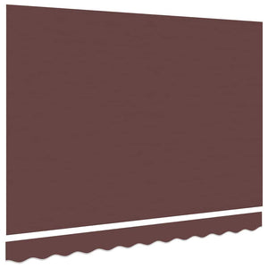 vidaXL Toile de rechange pour store banne marron 235 x 195 cm polyester