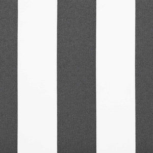 vidaXL Toile de store de remplacement Anthracite et blanc 2,5 x 2 m Polyester