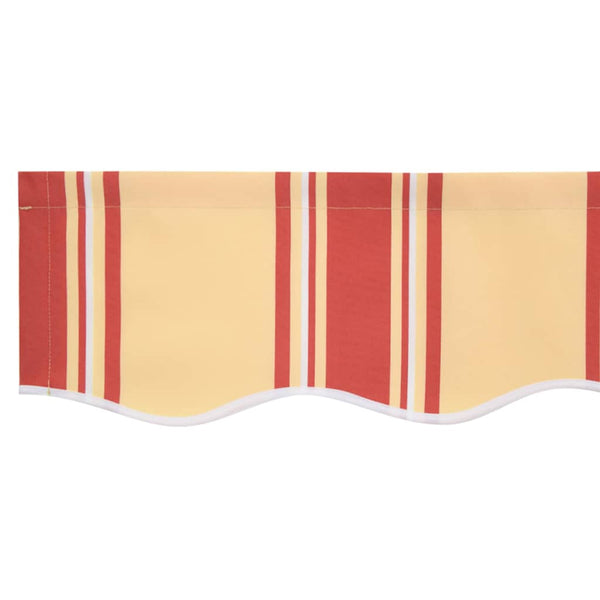 vidaXL Tissu de remplacement pour store banne multicolore 4 x 2 m polyester
