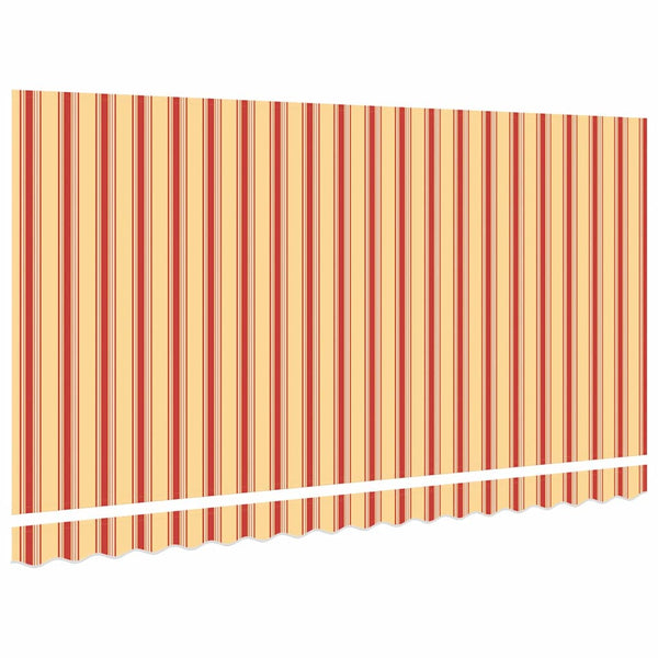 vidaXL Tissu de remplacement pour store banne multicolore 4 x 2 m polyester