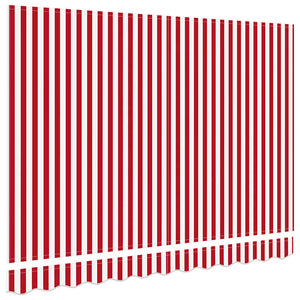 Markisenstoff Rot/Weiß 235x195cm