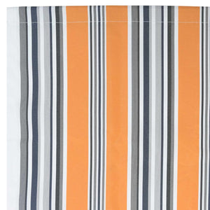 Markisenstoff Blau/Orange 3,5x2m