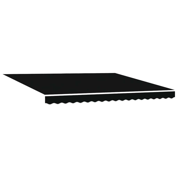 Markisenstoff Schwarz 4x3m Polyester
