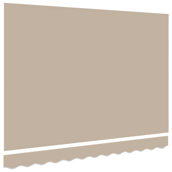 vidaXL Toile de store de remplacement beige 235 x 195 cm polyester