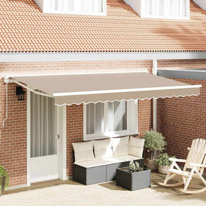 Beige Markisen-Ersatzstoff 380x195cm