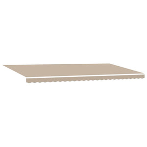vidaXL Toile de rechange pour store banne Beige 580 x 295 cm Polyester
