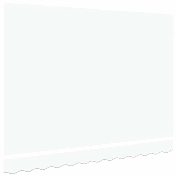 vidaXL Toile de store de remplacement Blanc 3,5 x 2,5 m Polyester