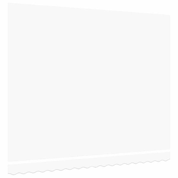 vidaXL Tissu de rechange pour store banne blanc 4 x 3 m polyester