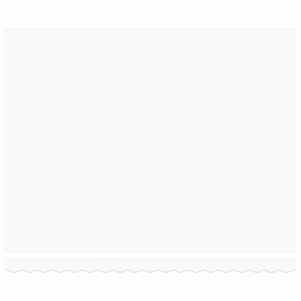 vidaXL Toile de store de remplacement Blanc 4 x 3,5 m Polyester
