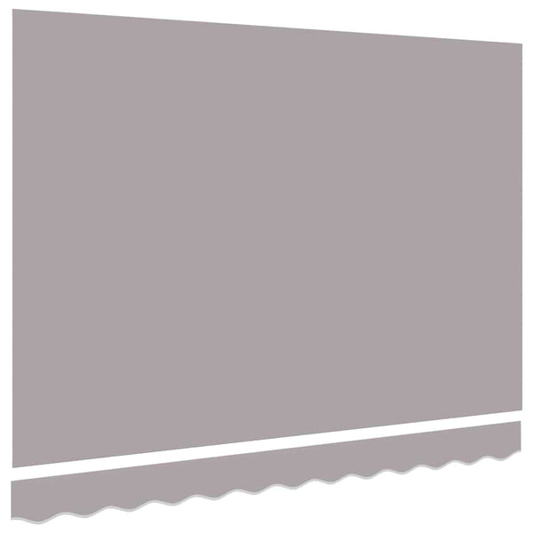 vidaXL Toile de store de remplacement Gris clair 3 x 2,5 m Polyester