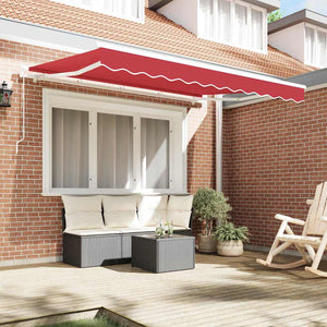 Markisenstoff Rot 3,5x2,5m Polyester