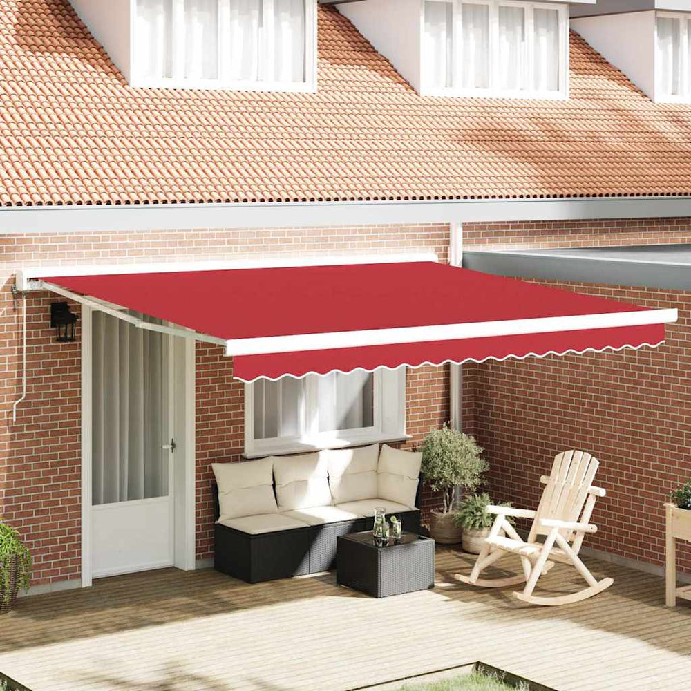 Markisenstoff Rot 4x3m