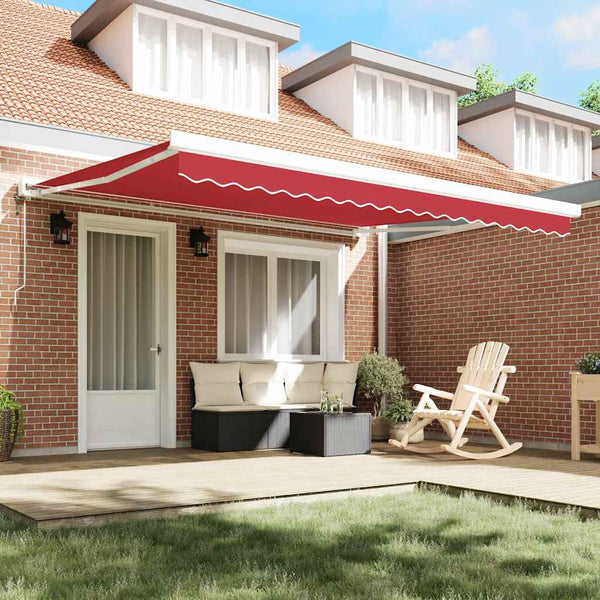 Markisenstoff Ersatz Rot 4x3,5m