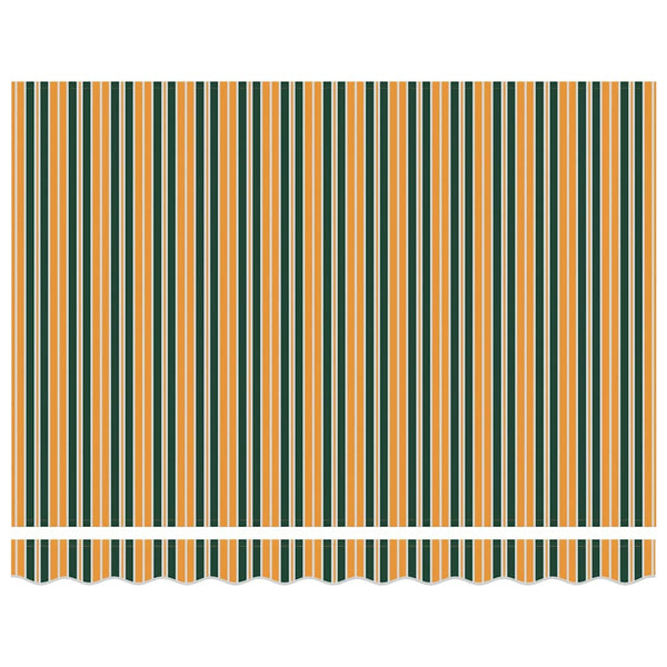 Markisenstoff Grün/Gelb 280x245cm