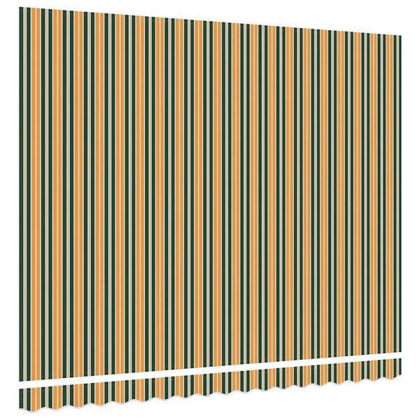 Markisenstoff Grün/Gelb 4x3m