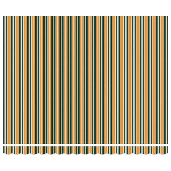 Markisen-Ersatzstoff Grün/Gelb 380x345cm