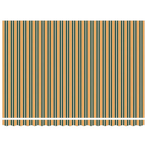 Markisenstoff Grün/Gelb 430x295cm