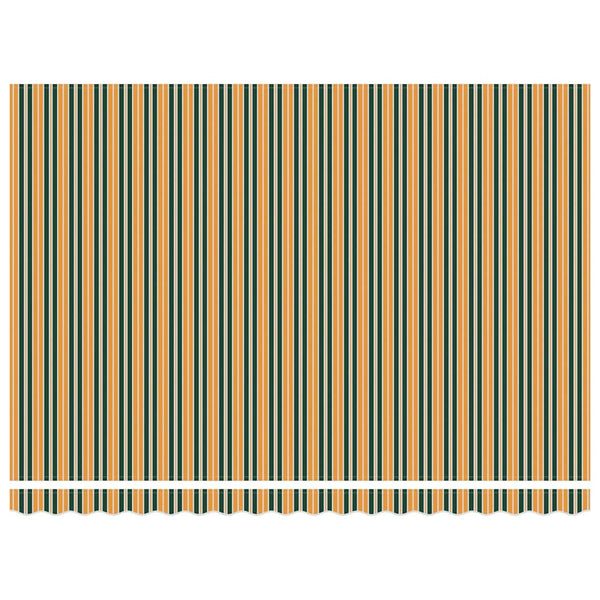 Markisenstoff Grün/Gelb 430x295cm