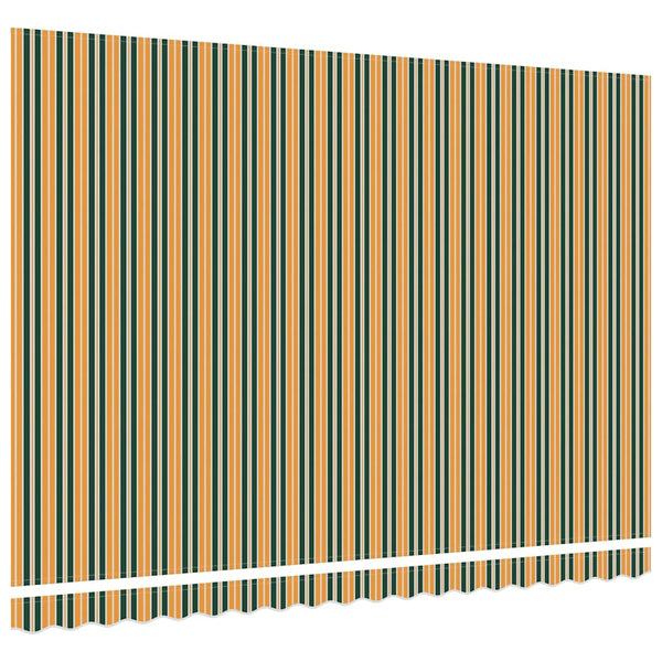 Markisenstoff Grün/Gelb 4,5x3,5m