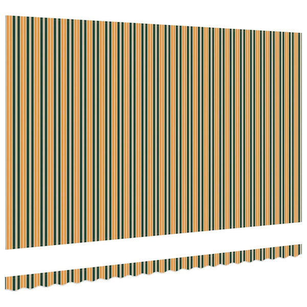 Markisenstoff Grün/Gelb 480x345cm