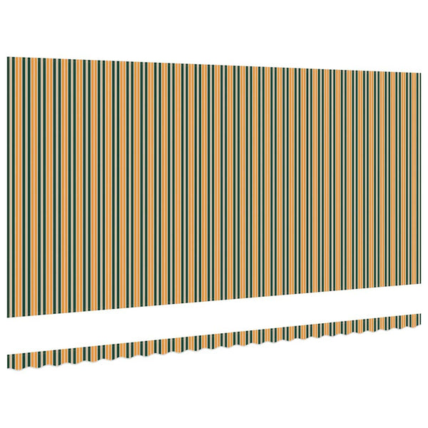 Markisenstoff Grün/Gelb 580x295cm