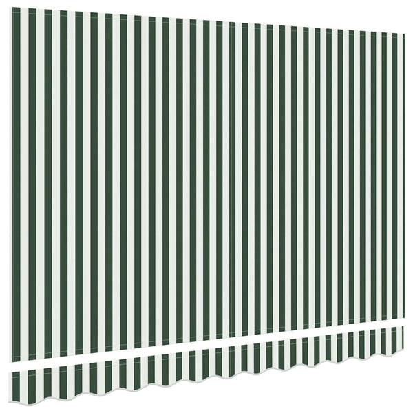 Markisenstoff Grün/Weiß 235x195cm