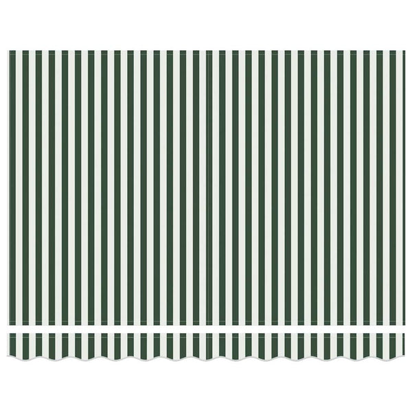 Markisenstoff Grün/Weiß 280x195cm