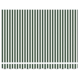 Markisenstoff Grün/Weiß 330x195cm