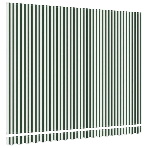 Markisenstoff Grün/Weiß 380x295cm