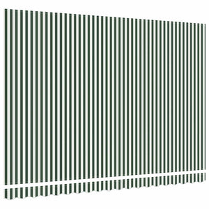Markisenstoff Grün/Weiß 430x295cm