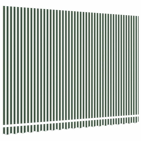Markisenstoff Grün/Weiß 430x345cm