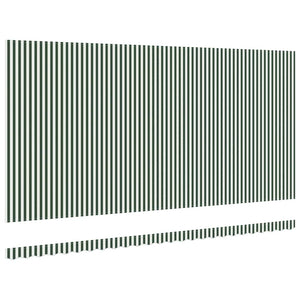 Markisenstoff Grün/Weiß 580x295cm