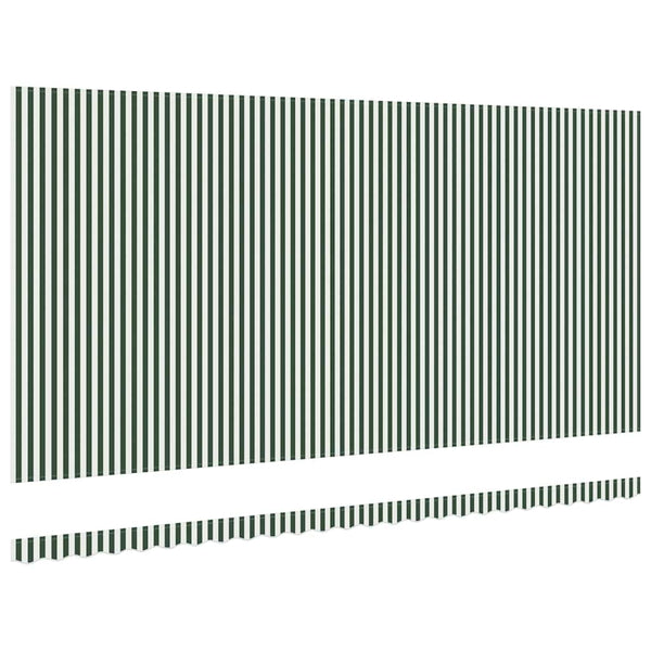 Markisenstoff Grün/Weiß 580x295cm