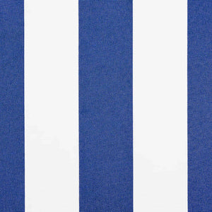 Markisenvolant Blau-Weiß 230x20 cm