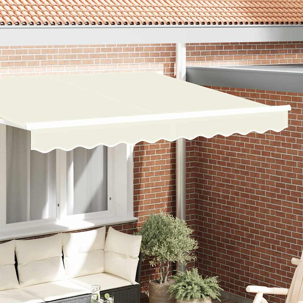 Markisenvolant Creme 230x20cm