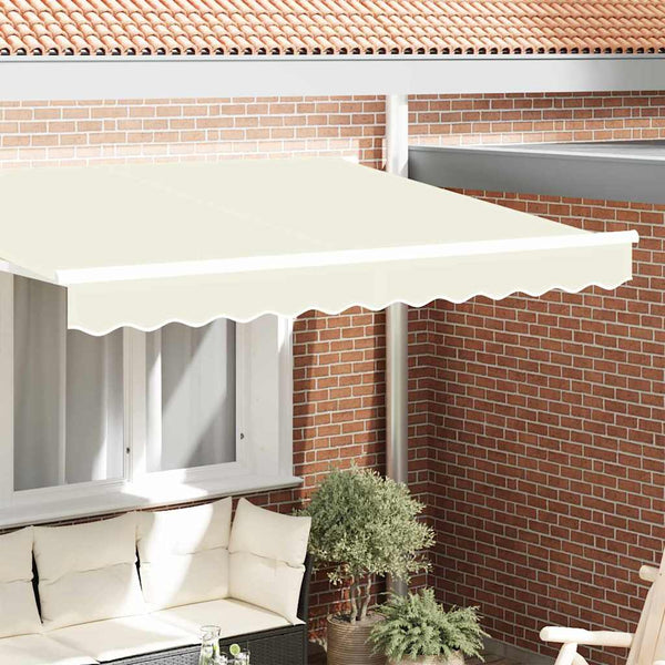 Markisenvolant Creme 230x20cm